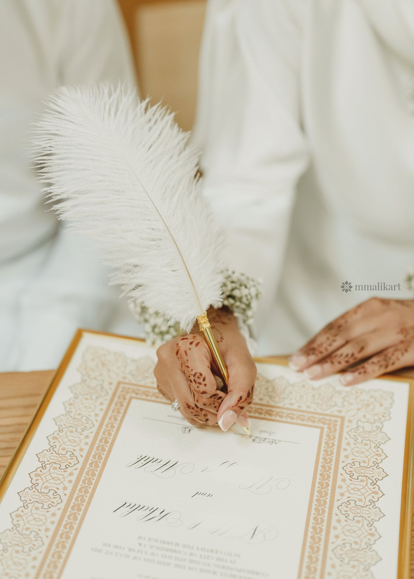 Luxury Nikkah Certificate - Ameera