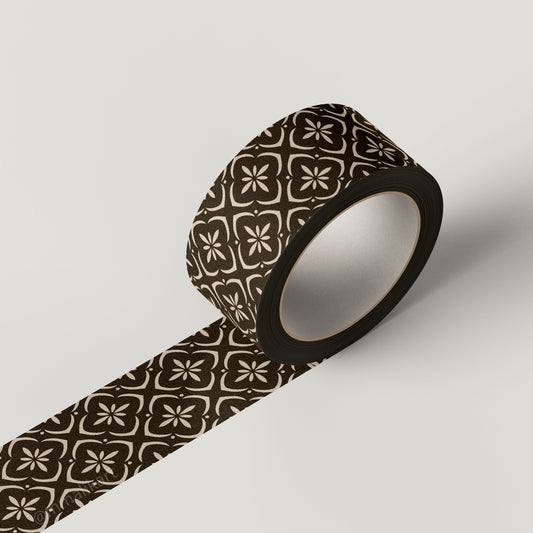 Black Geometric Washi Tape