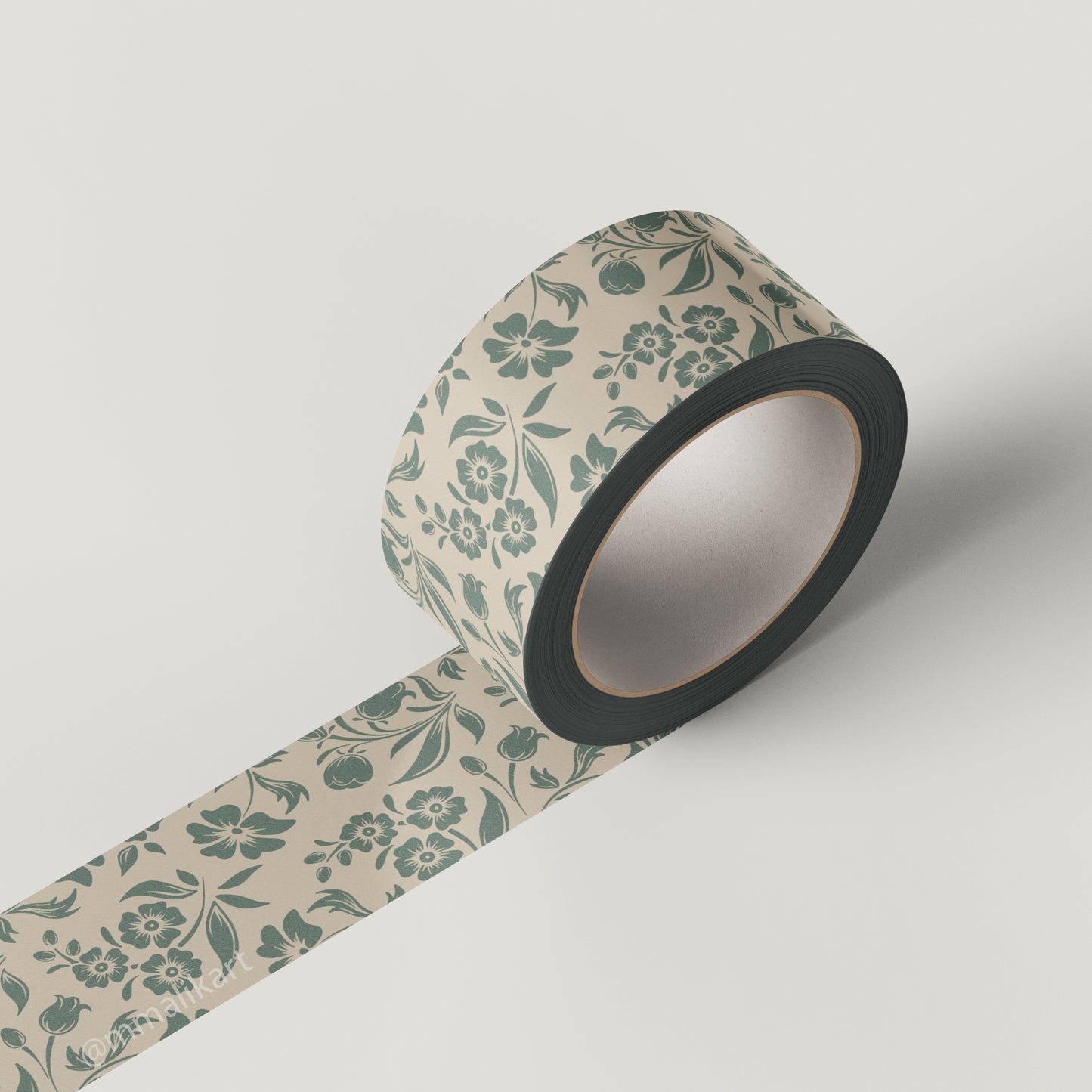 Blue Floral Washi Tape