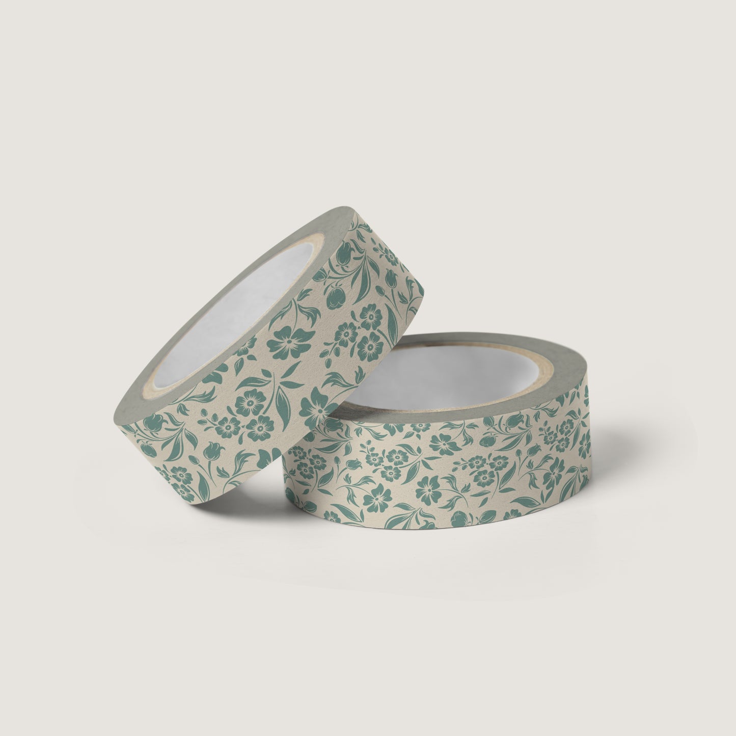 Blue Floral Washi Tape