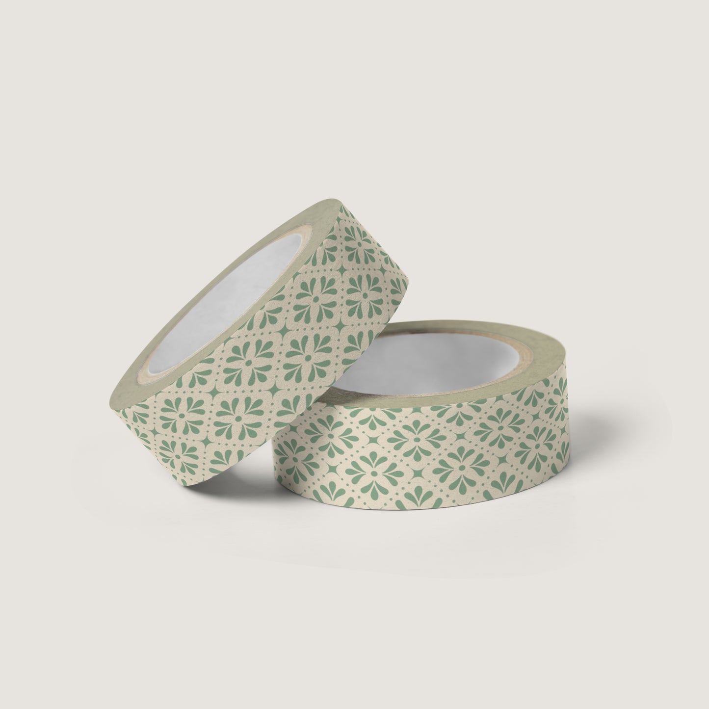 Light Green Geometric Washi Tape