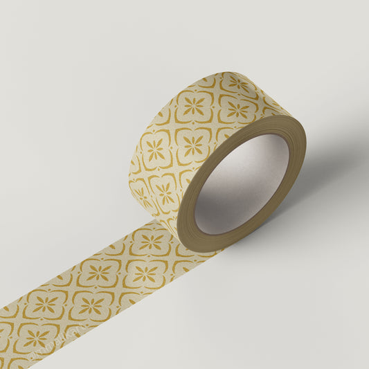 Yellow Geometric Washi Tape