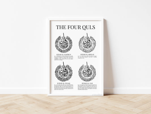 Four Quls Print - mmalikart