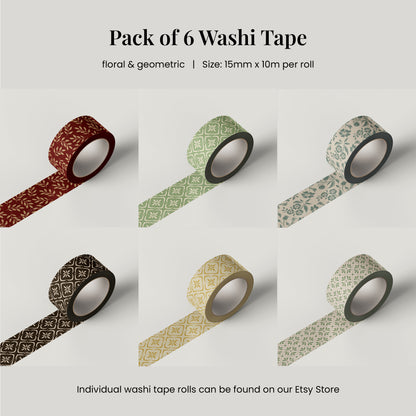 Washi Tape - Set of 6